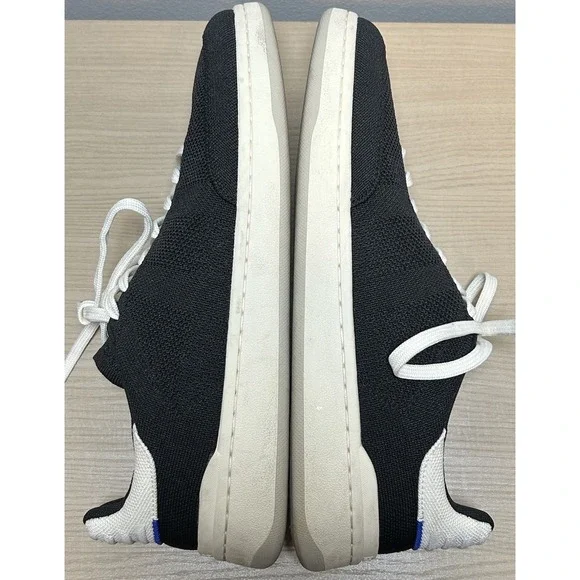 Rothy's The Men's Court Sneaker Black 12.5 Business Casual Streetwear Comfort